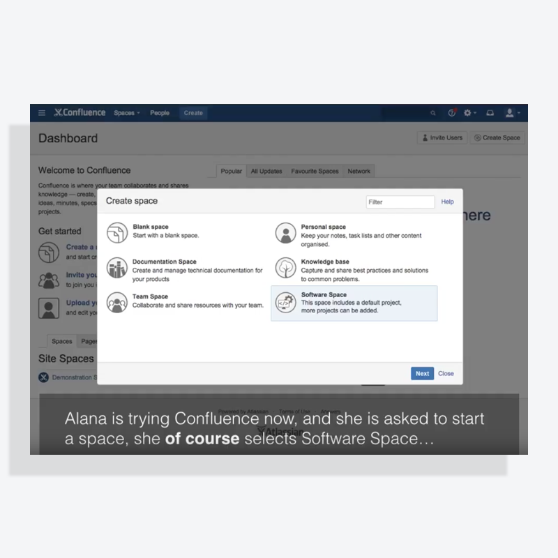 project: Confluence for software teams at Atlassian
